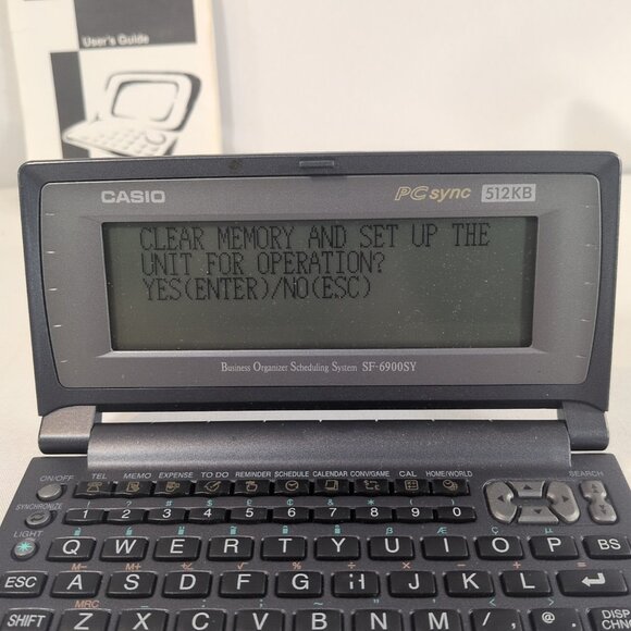 Casio SF-6900SY BOSS Business Organizer Scheduling System + Guide PDA Computer - Picture 4 of 16